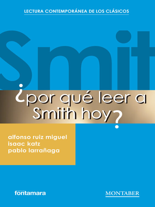Title details for ¿Por qué leer a Smith hoy? by Alfonso Ruiz Miguel - Available